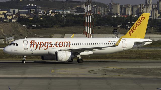 TC-NCJ:Airbus A320:Pegasus Airlines